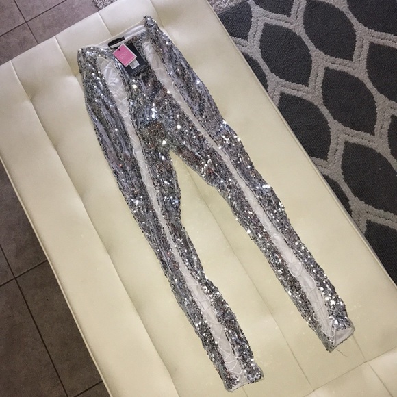 Pretty Little Thing Sequin Pant - Picture 4 of 8